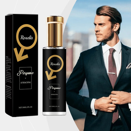 Roxelis 30ml Men Pheromone Perfume Cedar Fragrance Glamour Gentlemen Lasting Dating Romantic Scent Fresh Body Flirting Perfume