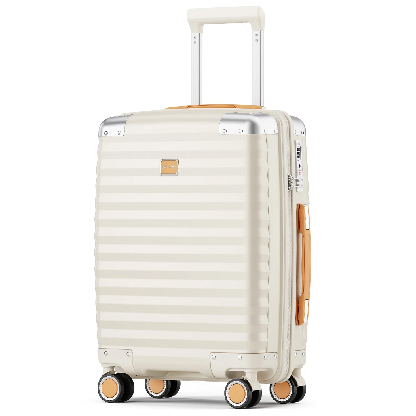 Joyway Carry on Luggage Airline Approved with Spinner Wheels, 20 Inch Lightweight Hard Shell Carry-on Suitcase with Tsa Lock
