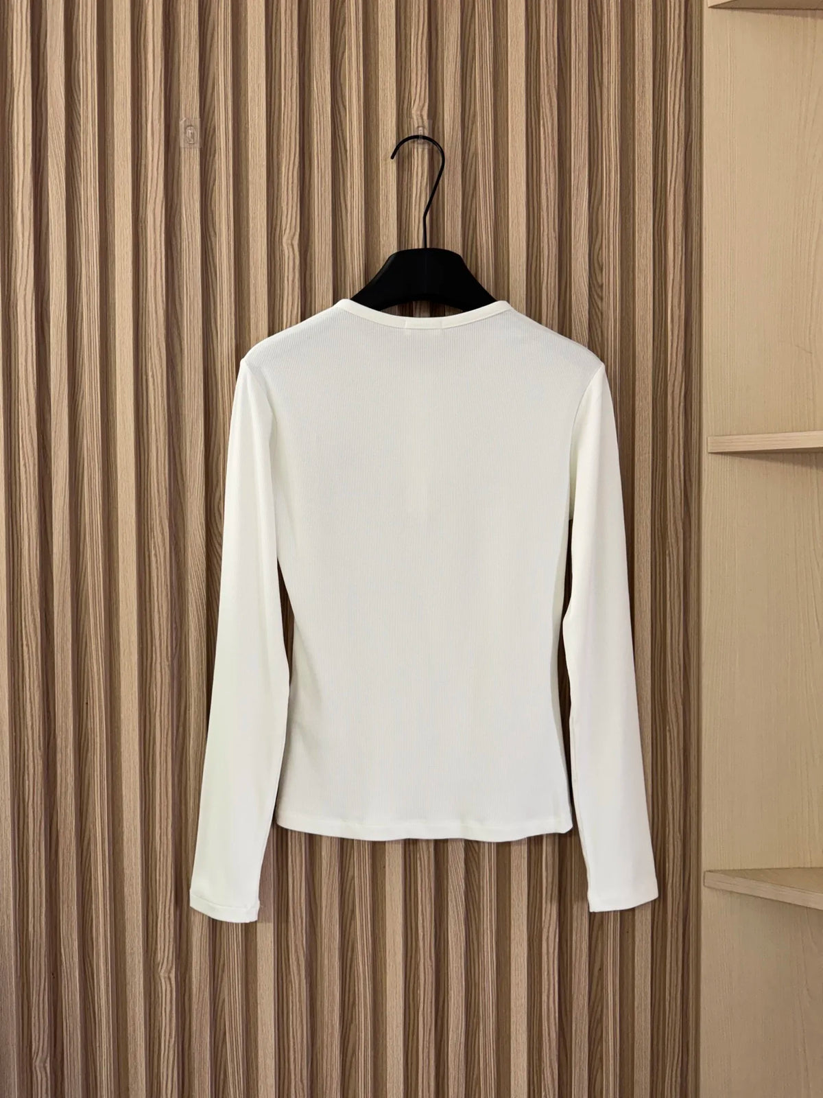 2025 Autumn/Winter New Women's Round Neck Long Sleeved Base Shirt