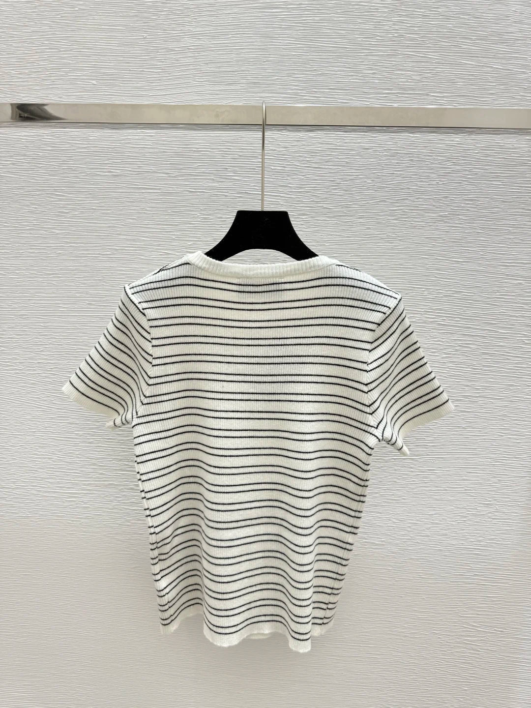 2025 Autumn/Winter New Design Women's Round Neck Knitted Short Sleeve
