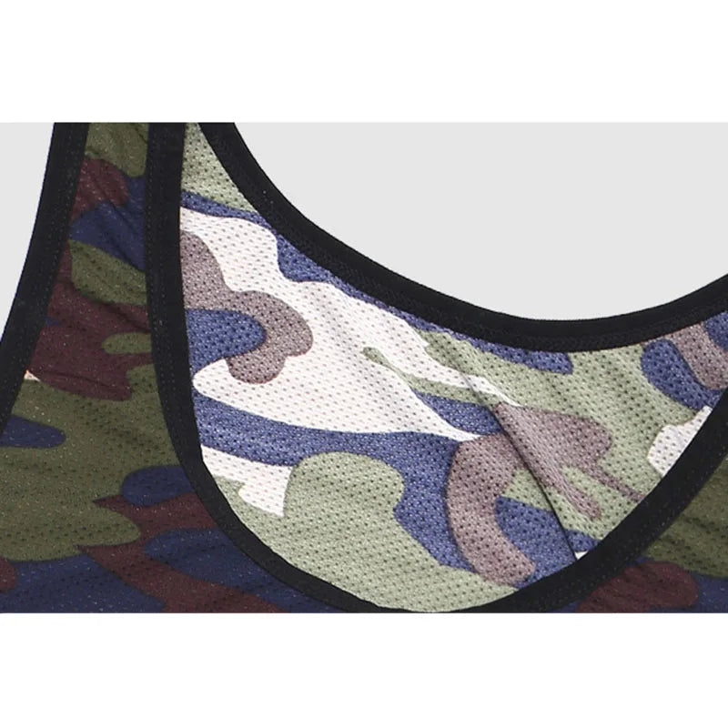 Men's Shirt Men Clothing Tank Top Camouflage Ropa Hombre Musculation Soft Gym Clothing Debardeur Homme Bodybuilding Shirt