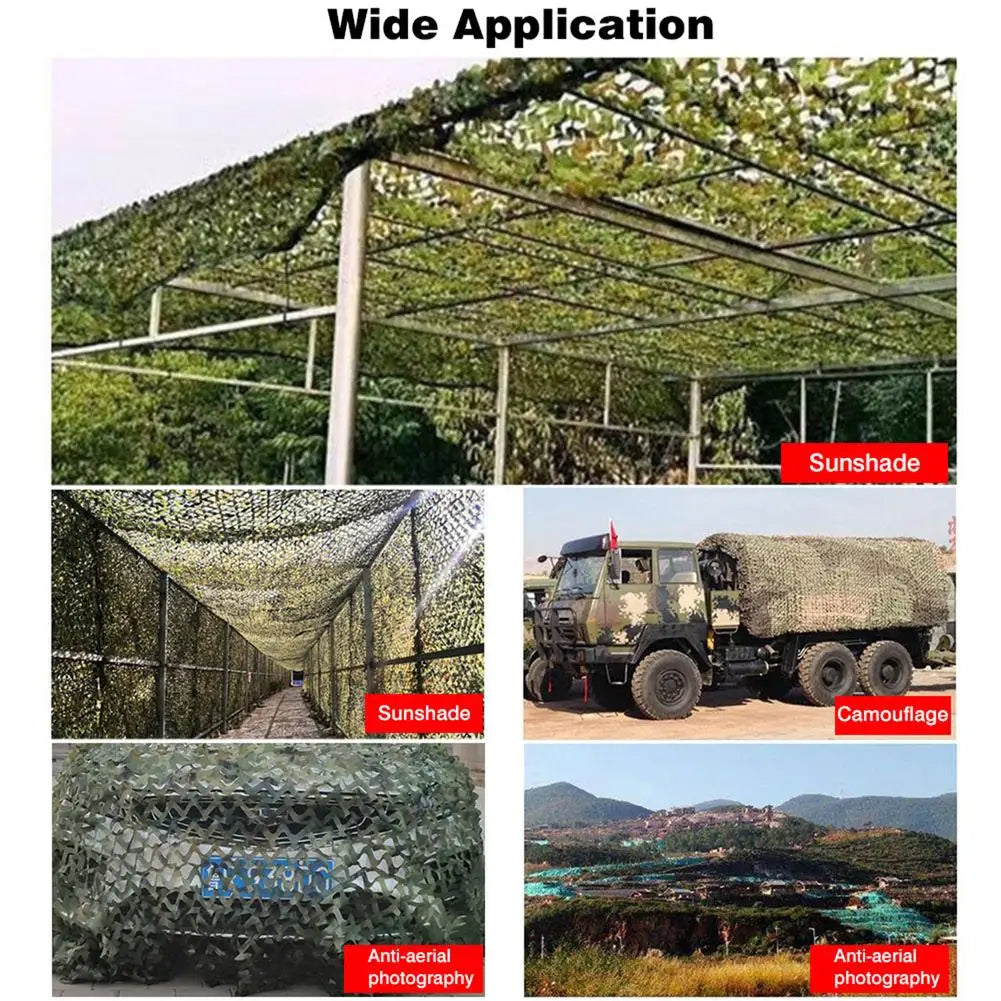 Woodland Camo Netting Camouflage Net Privacy Protection Camouflage Mesh For Camping Forest Landscape Camouflage Nets Hunting