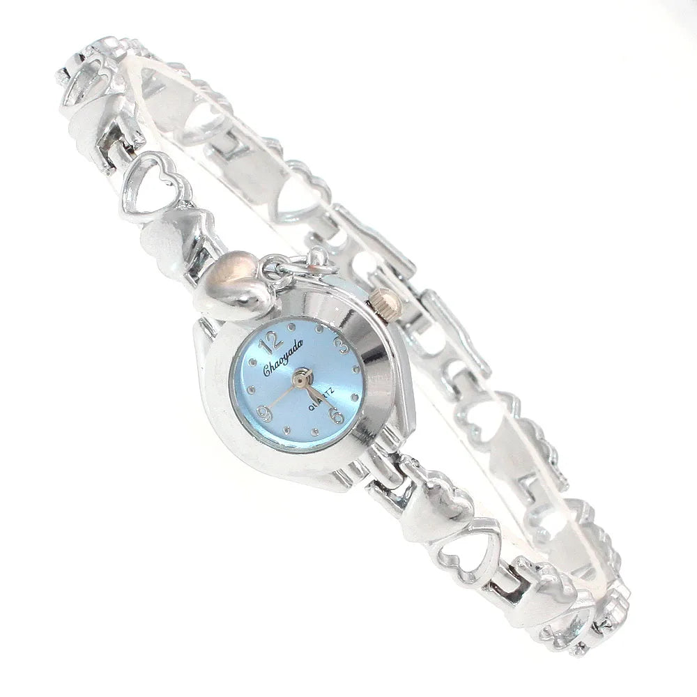 New Women Bracelet Watch Mujer Golden Relojes Small Dial Quartz Watch Popular Wristwatch Hour female ladies elegant watches