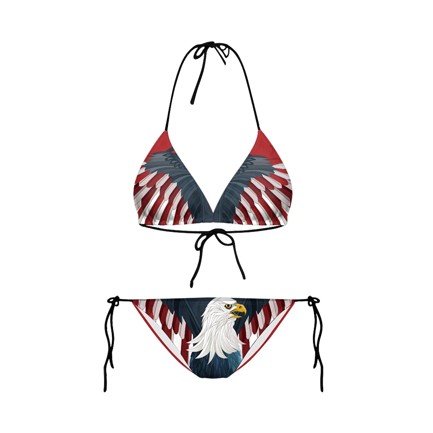 2023 Bikinis Mujer Women Bikinis Swimwear Beach Wear American Flag Bikini 3D Printed Sexy Swimsuit Bathing Suits