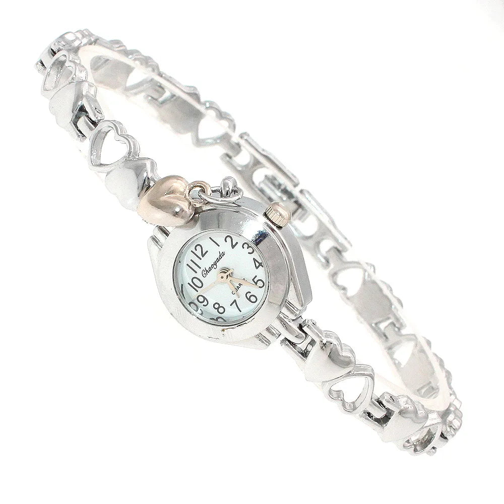 New Women Bracelet Watch Mujer Golden Relojes Small Dial Quartz Watch Popular Wristwatch Hour female ladies elegant watches