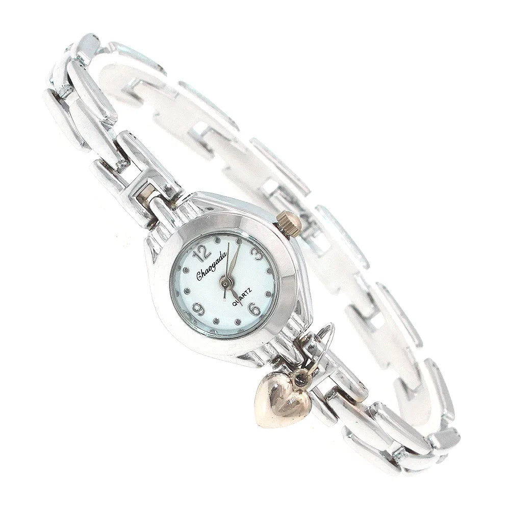 New Women Bracelet Watch Mujer Golden Relojes Small Dial Quartz Watch Popular Wristwatch Hour female ladies elegant watches