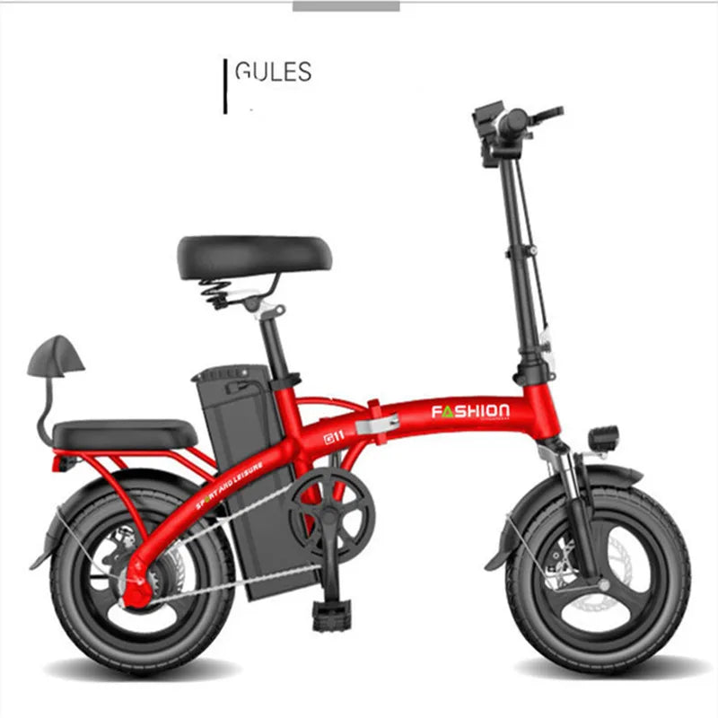 Folding Electric Bicycle with Lithium Battery, 40 W, 40 W, 42V, 30Ah, 400W, ATV Cruiser Electric Bicycle, 120km