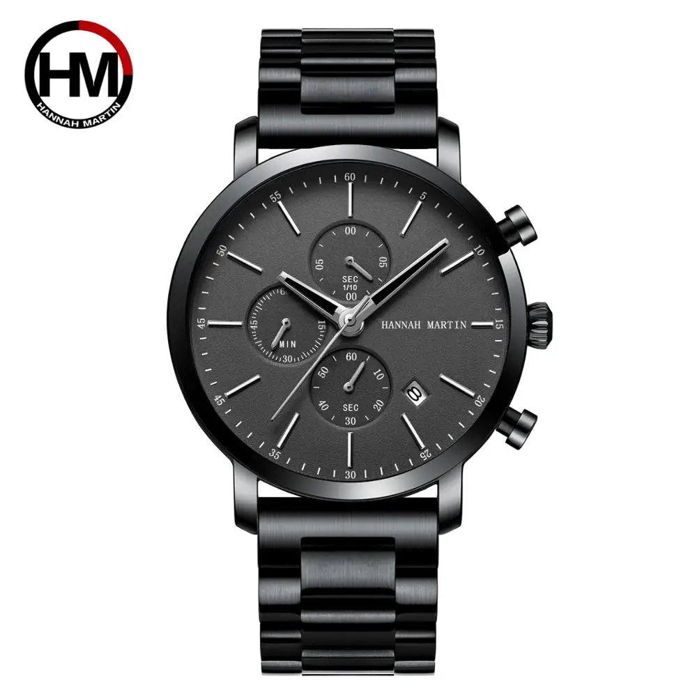 Men Watches Top Brand Fashion Multifunction Small Dial Stainless Steel Mesh Business Waterproof Wrist Watches Relogio Masculino