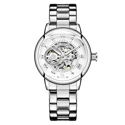 Women's Mechanical Watch High-end Top Brand Luxury Women Fashion Casual All Steel strap Automatic Ladies Watches Zegarek Damski