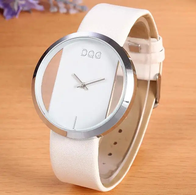 Women Watches 2025 Luxury Transparent Elegant Casual Quartz Watch Women Strap Relogios Feminino Ladies Wrist Watch Red Clock Hot