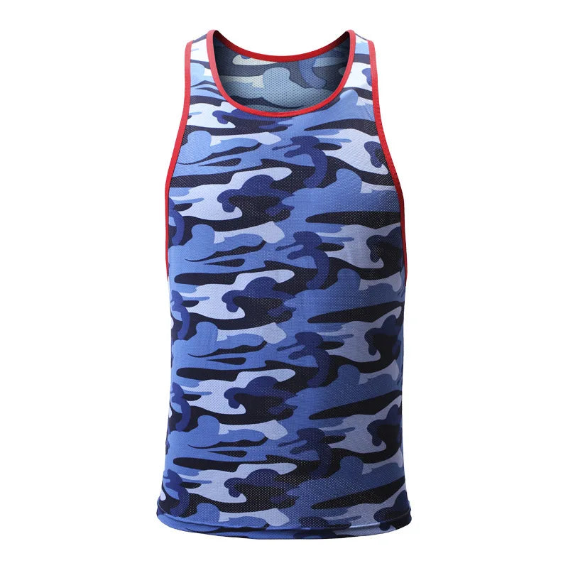 Men's Shirt Men Clothing Tank Top Camouflage Ropa Hombre Musculation Soft Gym Clothing Debardeur Homme Bodybuilding Shirt
