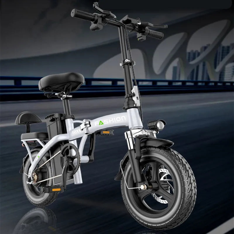 Folding Electric Bicycle with Lithium Battery, 40 W, 40 W, 42V, 30Ah, 400W, ATV Cruiser Electric Bicycle, 120km