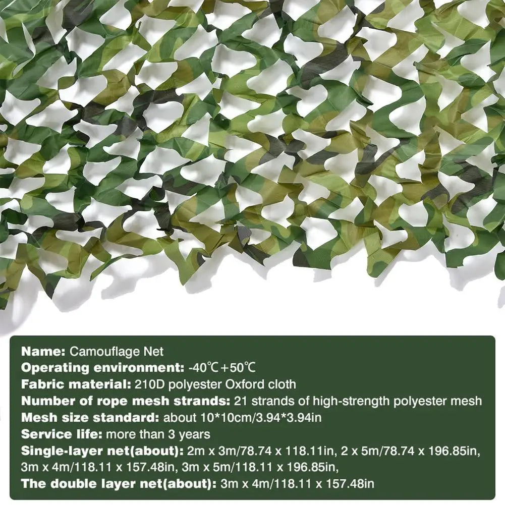 Woodland Camo Netting Camouflage Net Privacy Protection Camouflage Mesh For Camping Forest Landscape Camouflage Nets Hunting