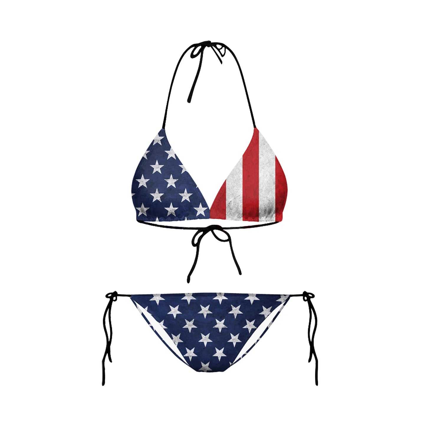 2023 Bikinis Mujer Women Bikinis Swimwear Beach Wear American Flag Bikini 3D Printed Sexy Swimsuit Bathing Suits
