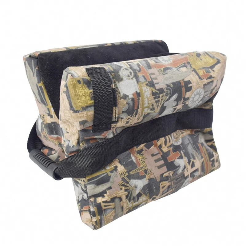 Outdoor Shooting Stand Bag Tack Driver Hunting Shooting Gun Accessories Gun Rest Target Sports Rifle Bench Unfilled Sand Green