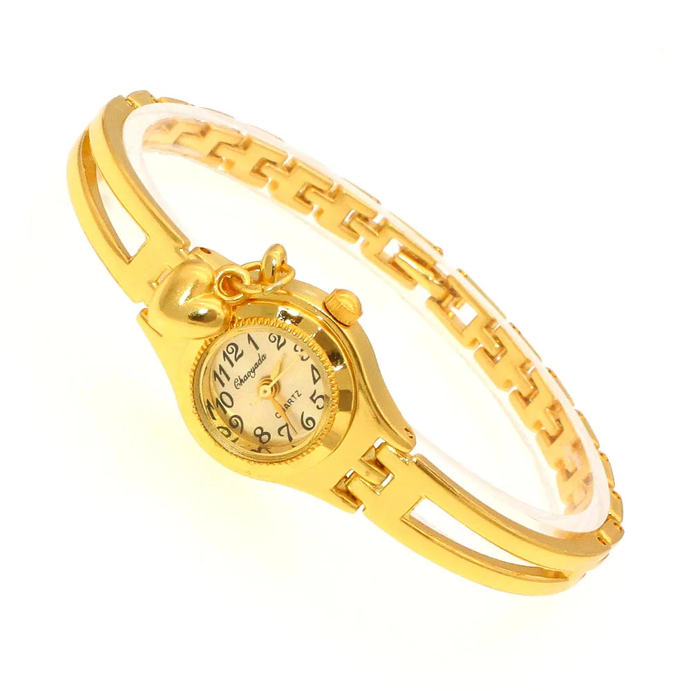New Women Bracelet Watch Mujer Golden Relojes Small Dial Quartz Watch Popular Wristwatch Hour female ladies elegant watches