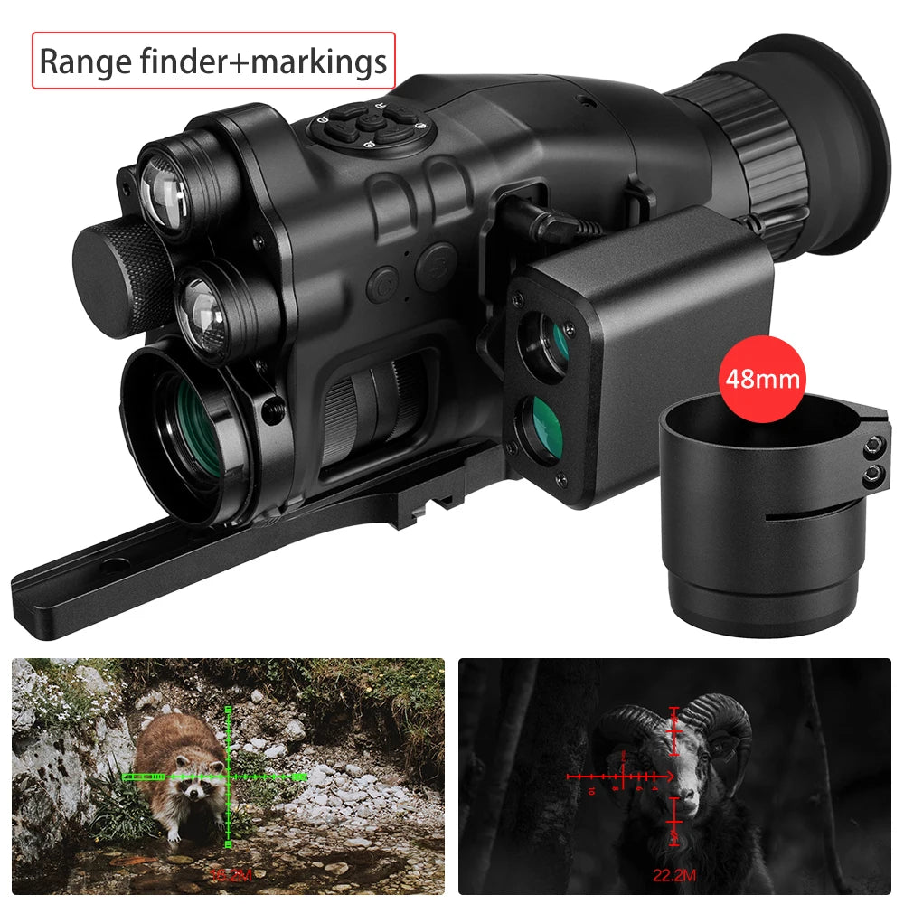 Night Vision Riflescope Monocular W/ Wifi APP 200M Range NV Scope 940nm IR Night Vision Sight Hunting Trail Camera Telescope