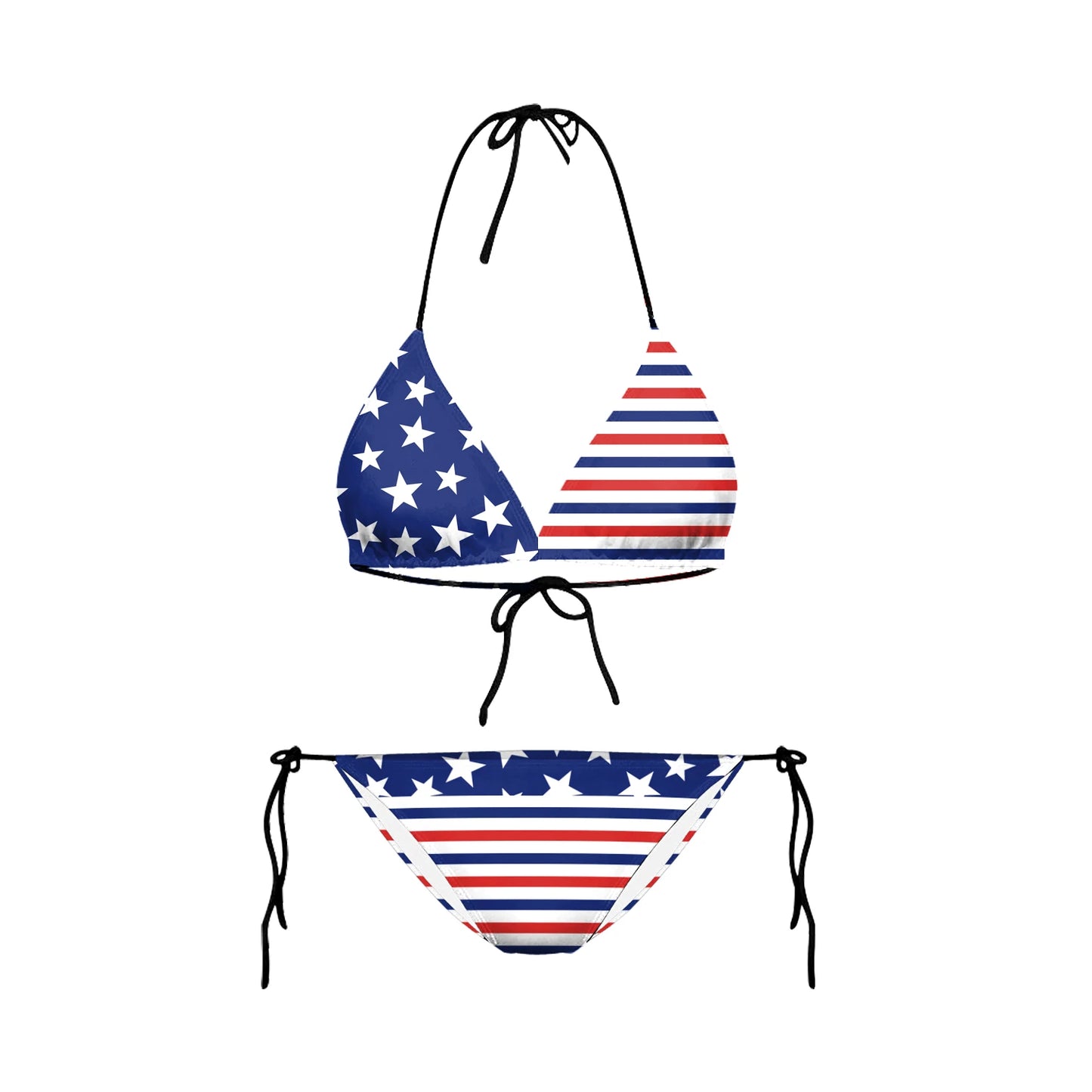2023 Bikinis Mujer Women Bikinis Swimwear Beach Wear American Flag Bikini 3D Printed Sexy Swimsuit Bathing Suits