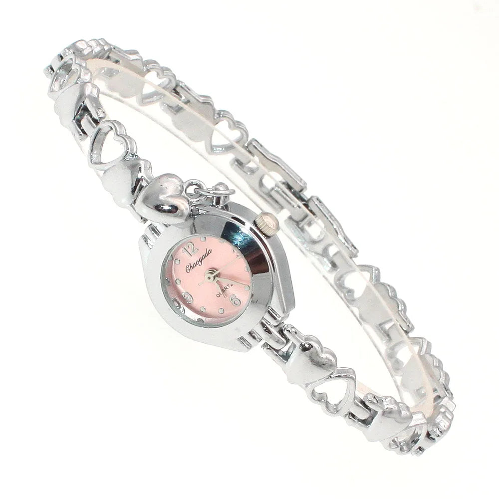 New Women Bracelet Watch Mujer Golden Relojes Small Dial Quartz Watch Popular Wristwatch Hour female ladies elegant watches