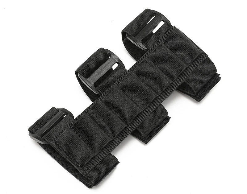 8 Rounds 12/20 Gauge Buttstock Ammo Shell Carrier Shotshell Holder Arm Pouch Outdoor Airsoft Hunting Cartridge Mag Holster Bag