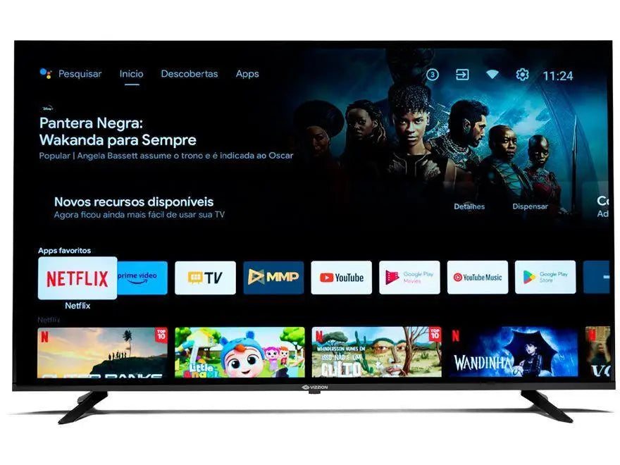 Smart TV 50 ”4K DLED Rig Vizzion BR50GUA IPS