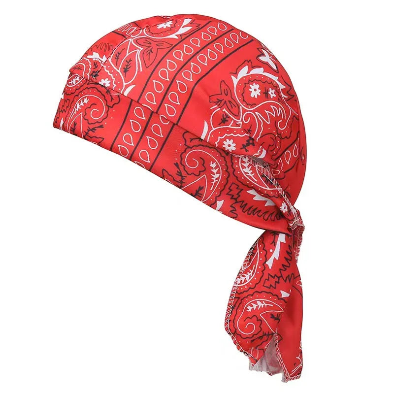 Paisley Printed Headscarf Man Women Scarf Summer Spring Cycling Pirate Hat Outdoor Fashion Motorcycle Hip-Hop Hiking Headband
