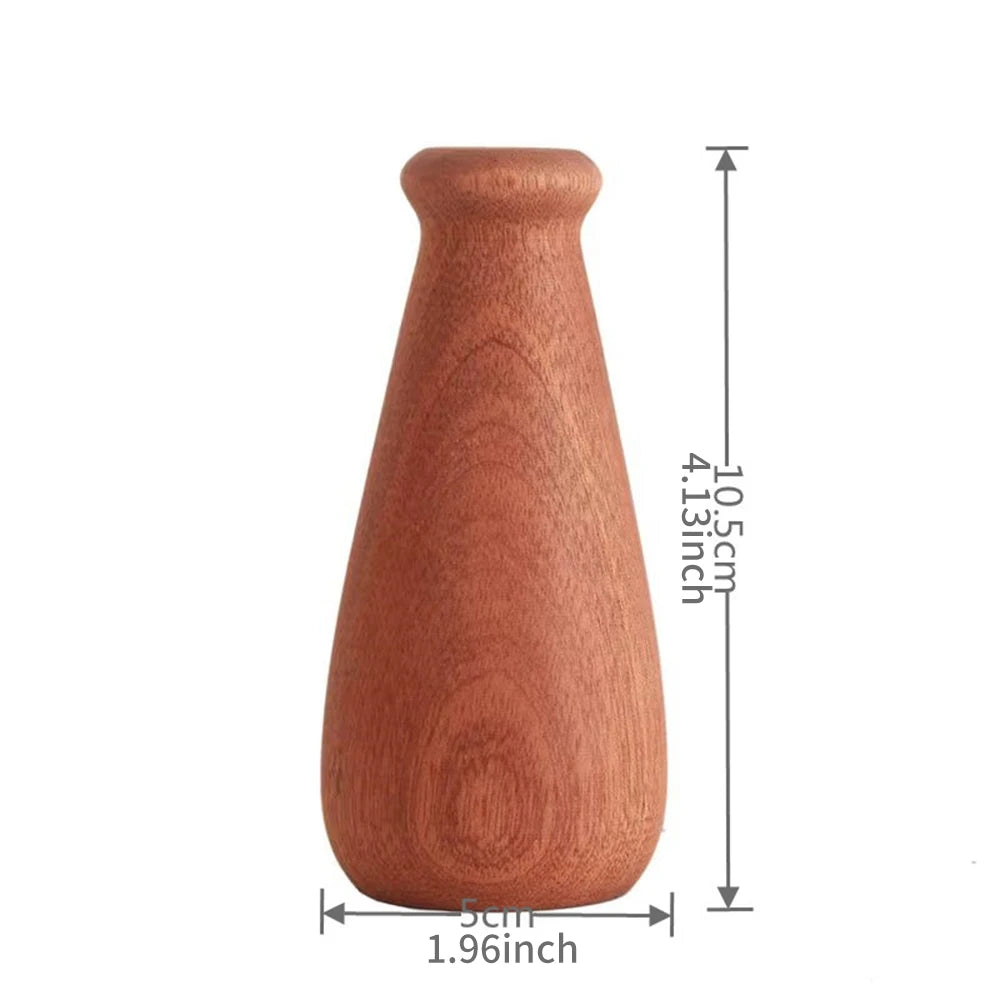 1PC INS style retro rough element embryo wooden vase decoration living room flower arrangement home decoration photography props