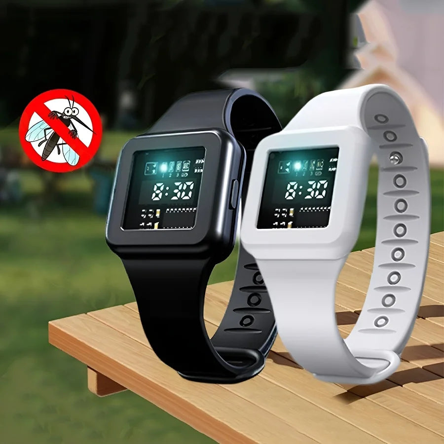 Outdoor Mosquito Repellent Bracelet Soundwave technology Technology,Home Mosquito Control Silicone for Camping Hiking