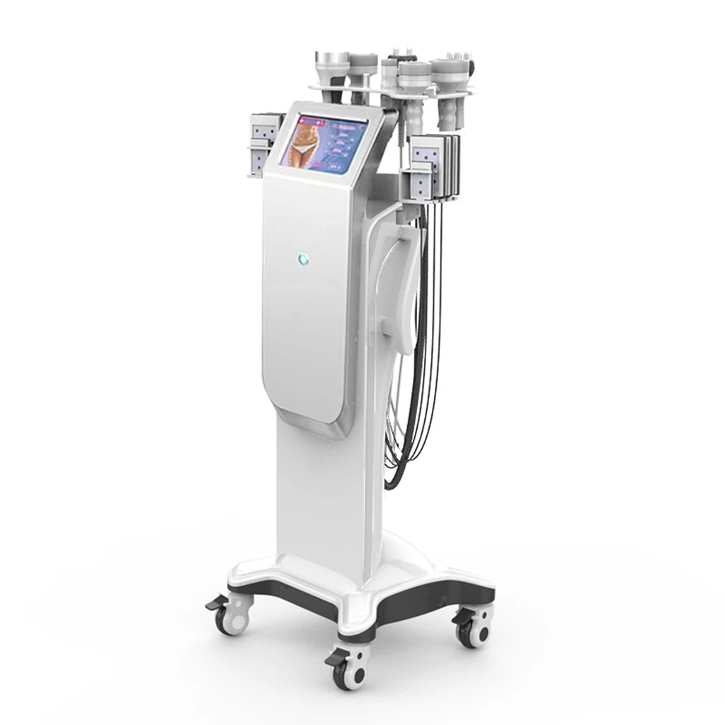 80K 10 in 1 Cavitation Vacuum Body Slimming Machine Cavitation Lipolaser Pads Fat Burning Cellulite Reduce Body Sculpting Device
