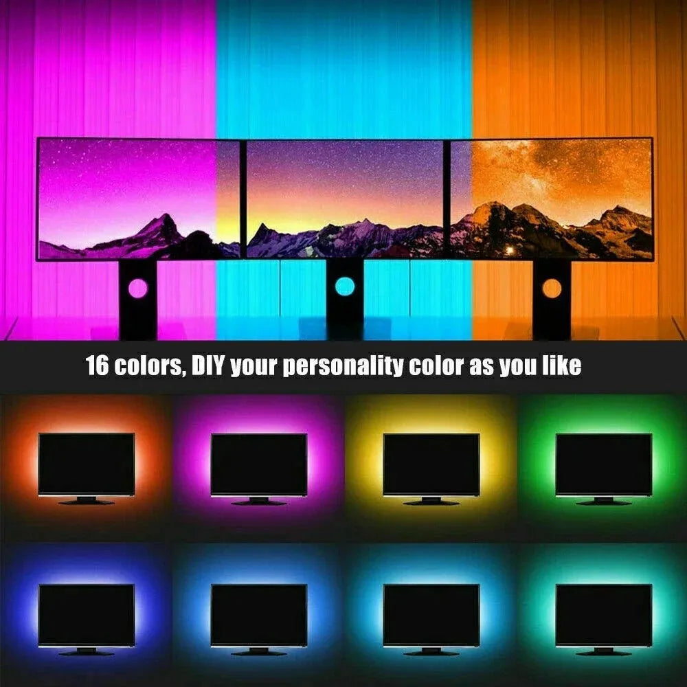 Smart Led Strip Light for TV Festival Backlight 5050 RGB USB 5V Bluetooth APP Remote Control Led Tape Diode Flexible Ribbon Lamp