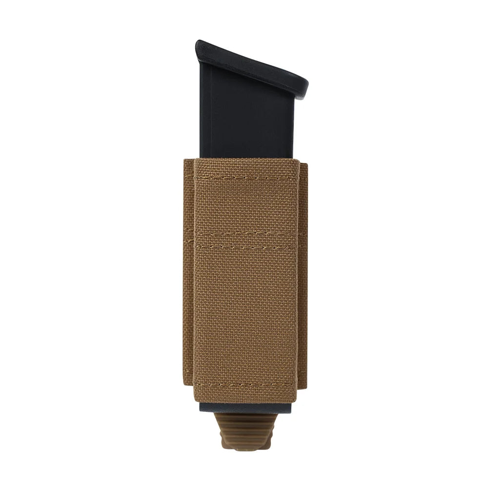 Ophidian MOLLE Mag Pouch FAST 9MM Single/Double Mag Bag Hunting CS Games Air soft Holder With Nylon Support Clip