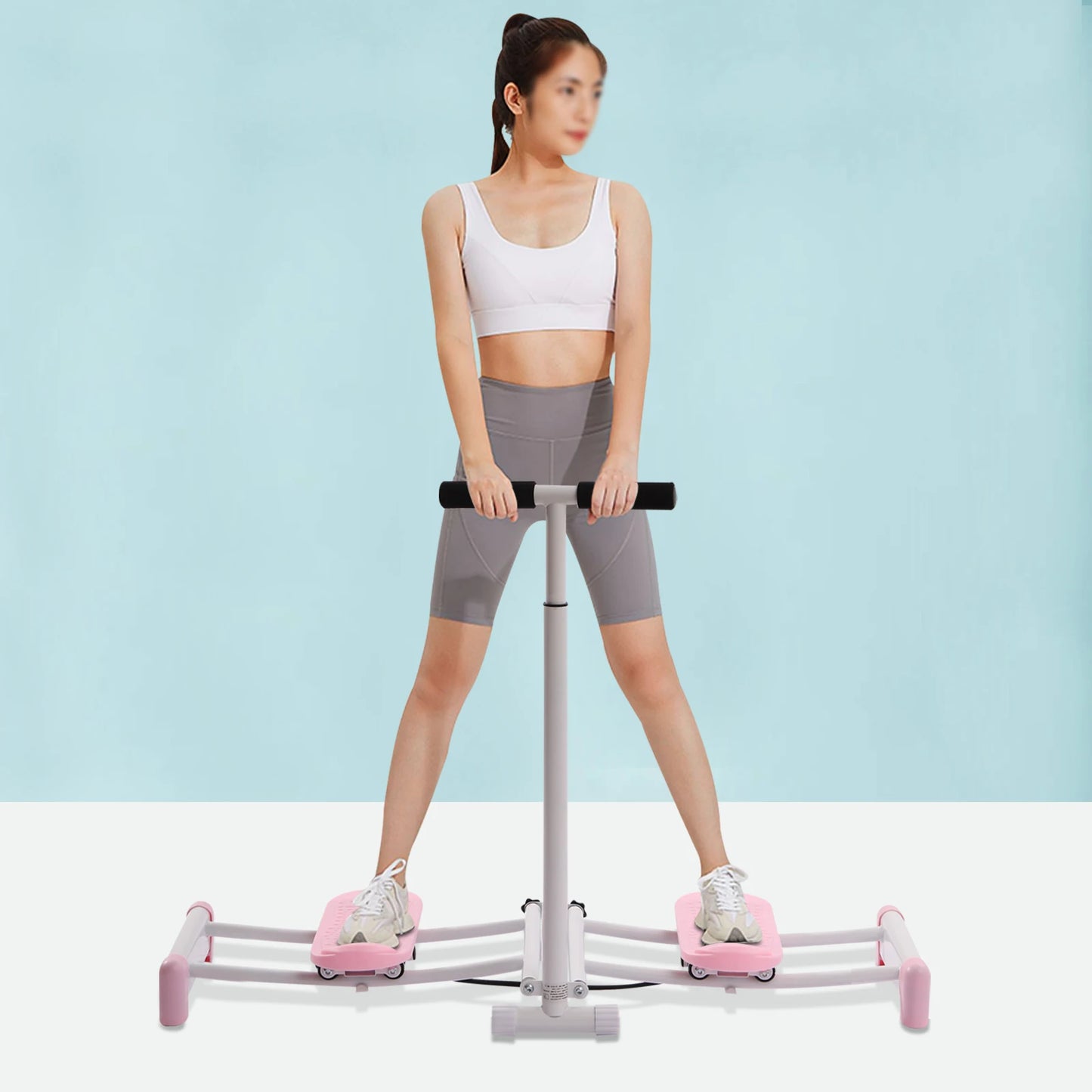 Simulator, Adjustable Height 83-98cm, Cute Pink Design, 100kg Capacity, Foam and Sponge Material, Ideal for Home Fitness and