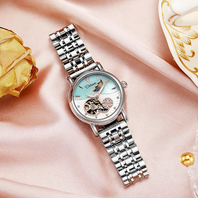 Women's Watches Waterproof Luminous Skeleton Original Automatic Mechanical Watch for Woman Elegant Ladies Watch Reloj Mujer