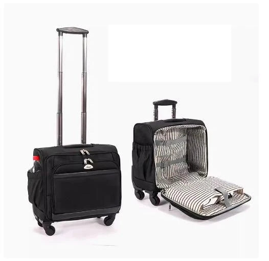 Men boarding case spinner Suitcase Laptop Rolling luggage bag on wheels softside men travel Trolley Bag Travel luggage suitcase