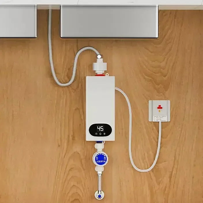 Electric Tankless Water Heater Constant Temperature Instant Hot Water Heater with Digital Display On Demand Hot Water Heater