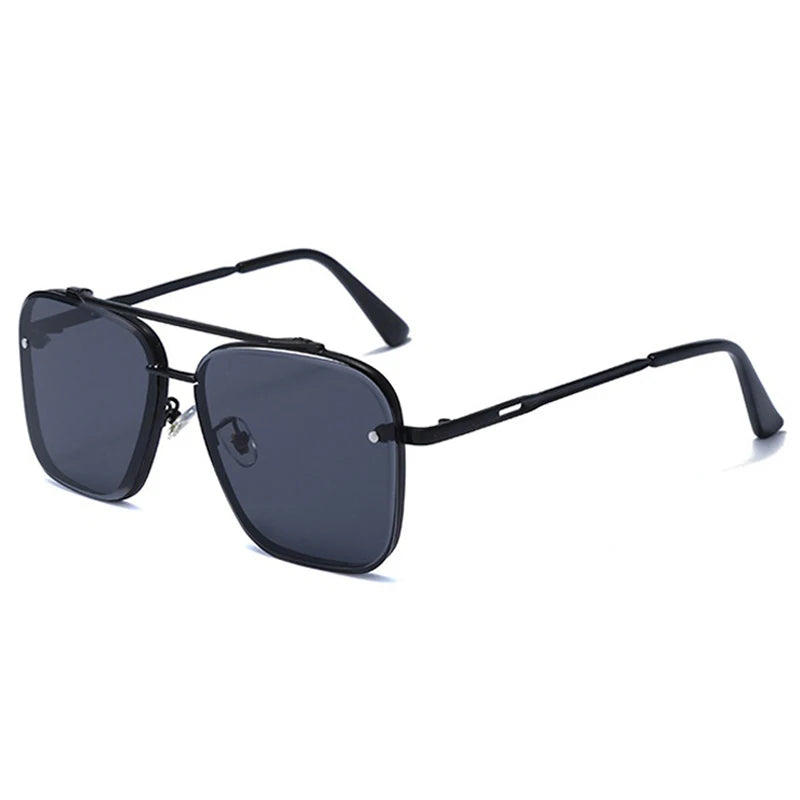 New Gradient Square Vintage Sunglasses For Men Women Luxury Sun Glasses Fashion Male Driving Fishing Eyewear UV400 Óculos De Sol