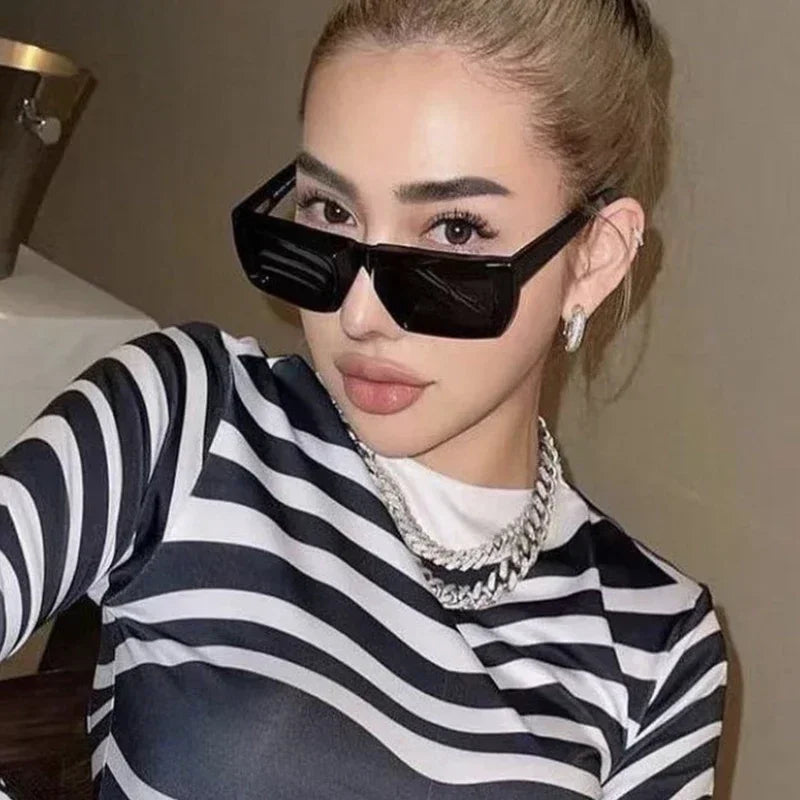 2024 New Sunglasses for Men Women Trendy Sun Glasses Goggle Man Brand Designer Square Glasses Shades Female Eyewear