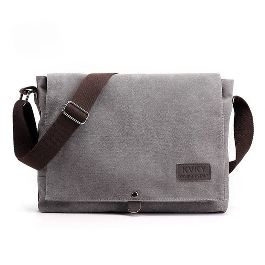 Men's messenger bag retro messenger bag men's bag canvas bag shoulder bag casual briefcase backpack tide