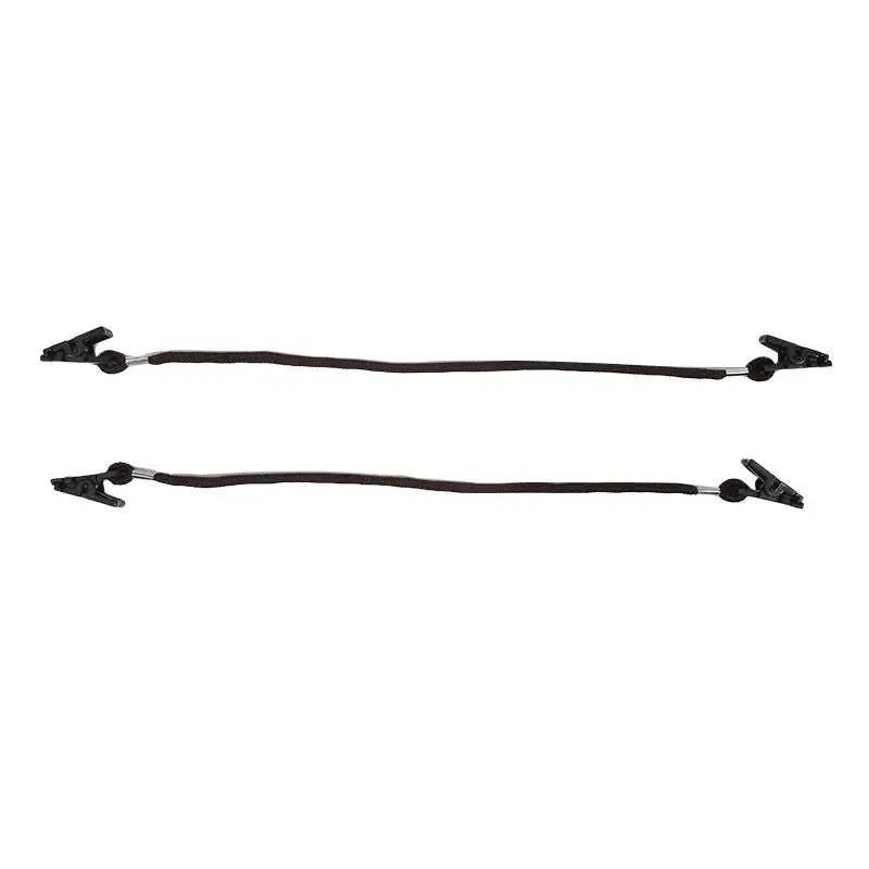 2Pcs Cap Wind-proof Rope Hat Clips Cap Retainer Outdoor Scarf Clip Lanyard Rope Cord For Camping Hiking Travel Equipment