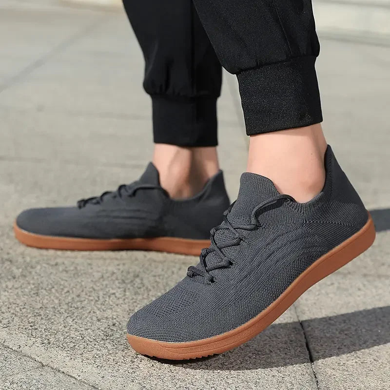 Barefoot Shoes Men's Casual Running Sports Breathable One Foot Shoes Lightweight and Minimalist Walking Shoes Oversized