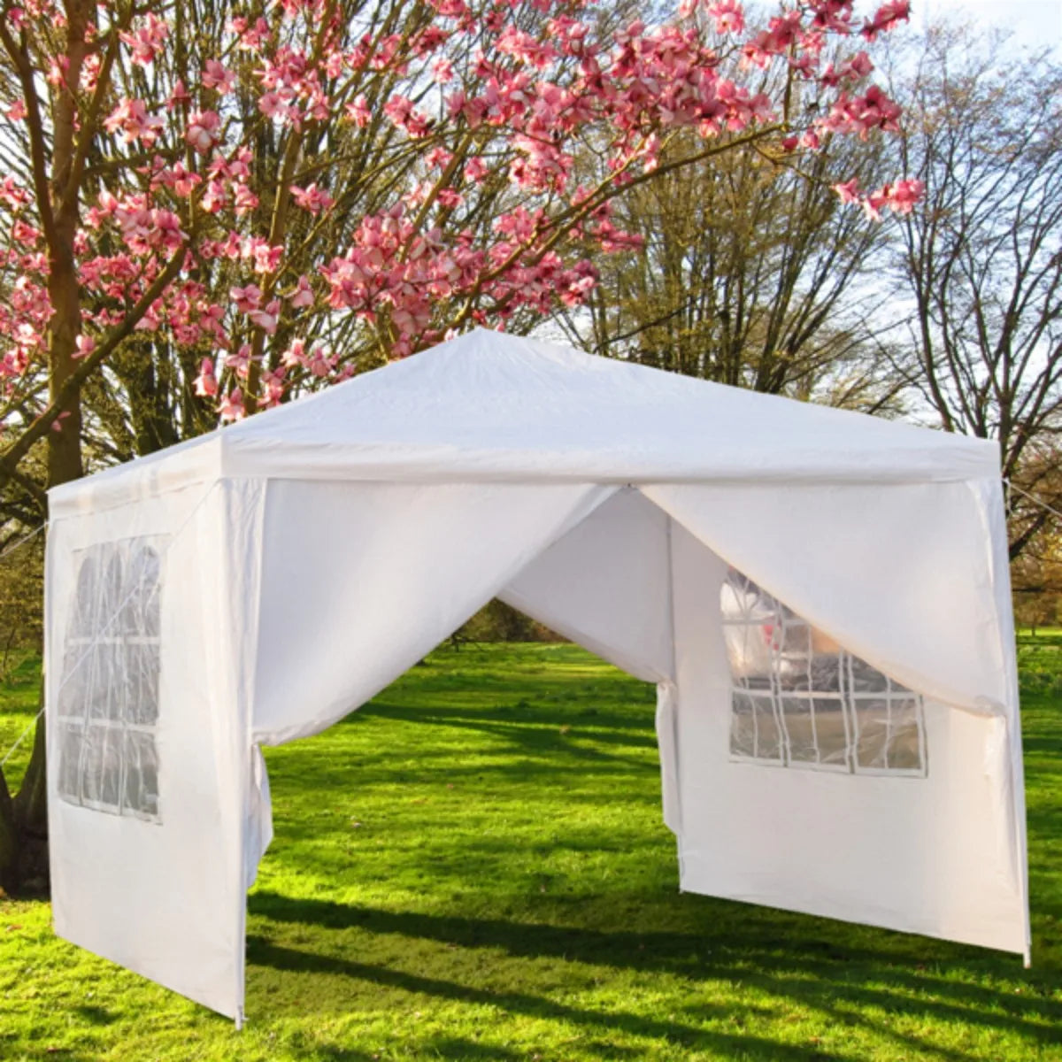 3 x 3meter Four Sides Tent Sidewall Outdoor Tent Sidewall Camping Tent Curtain with Window For Camping Waterproof