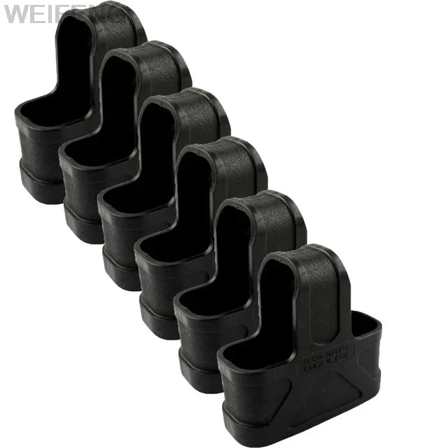 6/10PCS Tactical 5.56 Magazine Pouch Rubber Holster Glove Sleeve Cover M4 Mag Pouch Holder Carry Case Hunting Shooting Accessory
