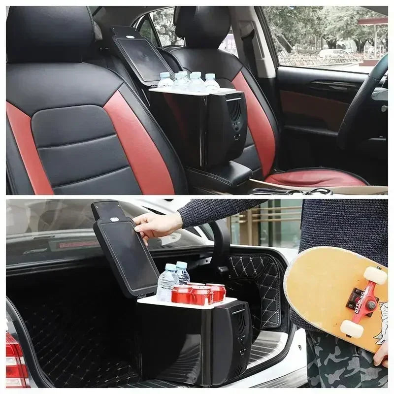 Car Refrigerator Mini Fridge Portable Freezer 12V DC Refrigerator Plug In Cooler Refrige 6L Thermoelectric Cooler For Fruits