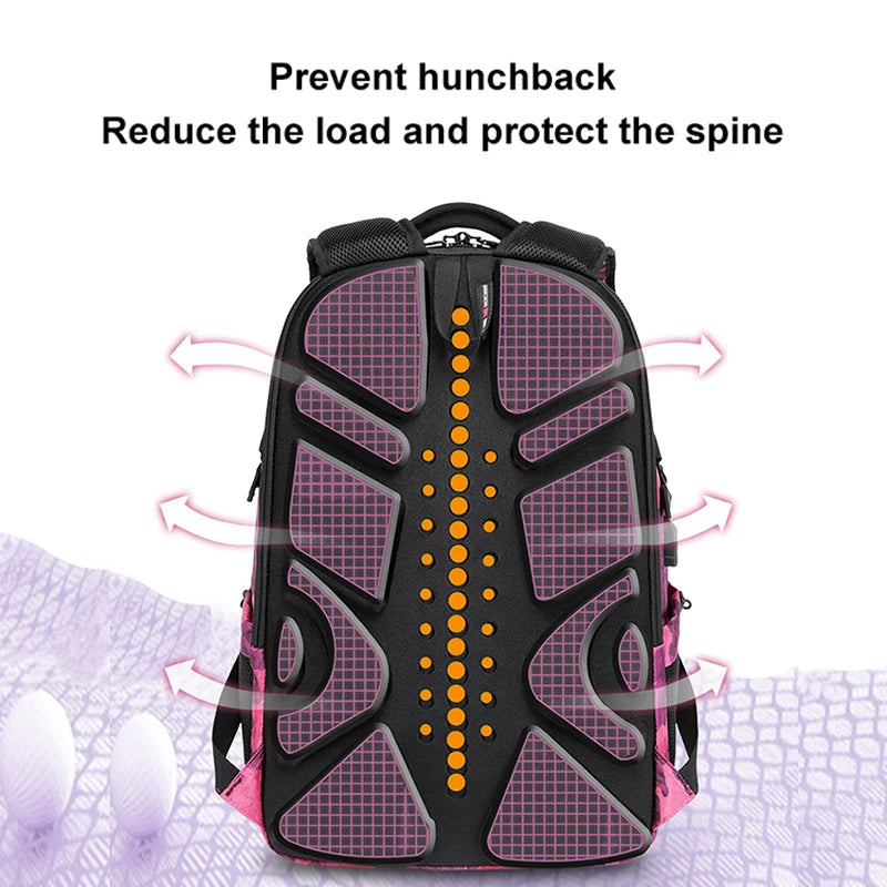 Waterproof Laptop Backpacks Women 17 inches Notebook USB Charging Backpack for Teenager Student Travel Business Trip Bag Mochila