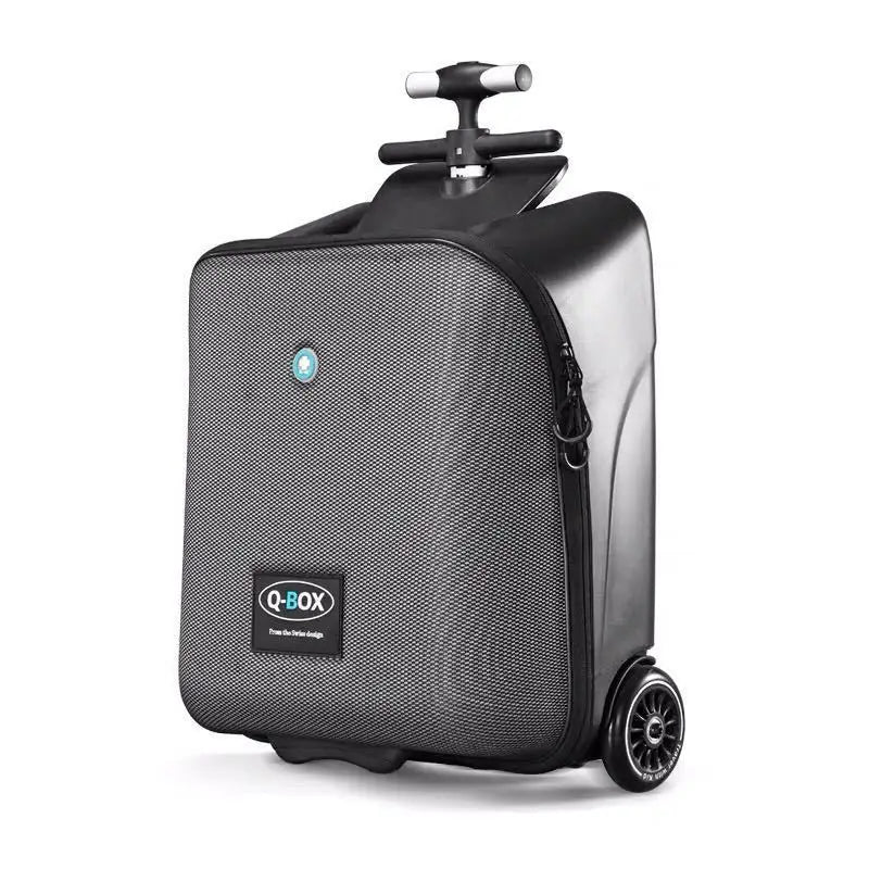 2025 Newest Children's Suitcase Can Ride and Sit Portable Rolling Luggage 20 Inches Portable and Durable