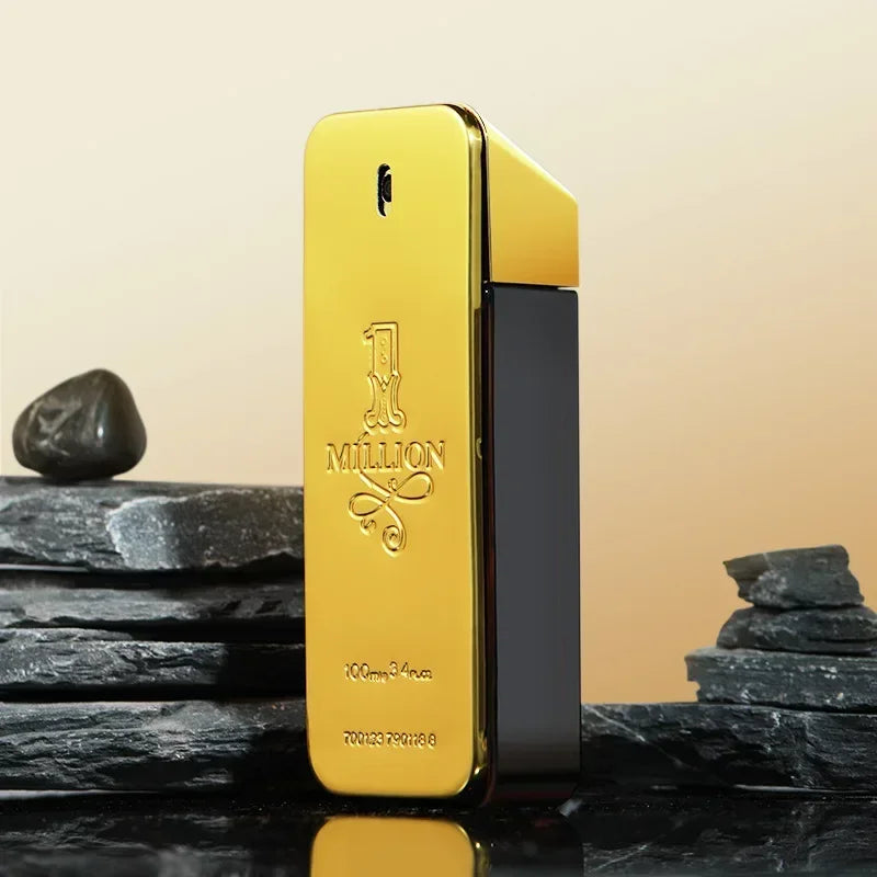 100ML Million Gold Men's Perfume Long Lasting Strong Men's Strong Spicy Pheromone Cologne Body Spray Perfumes Parfum Homme