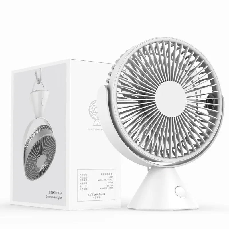 Xiaomi Air Cooling Ceiling Table Fan USB Rechargeable 4000mAh Table Fan Operated Wireless Electric Portable For Summer Outdoor