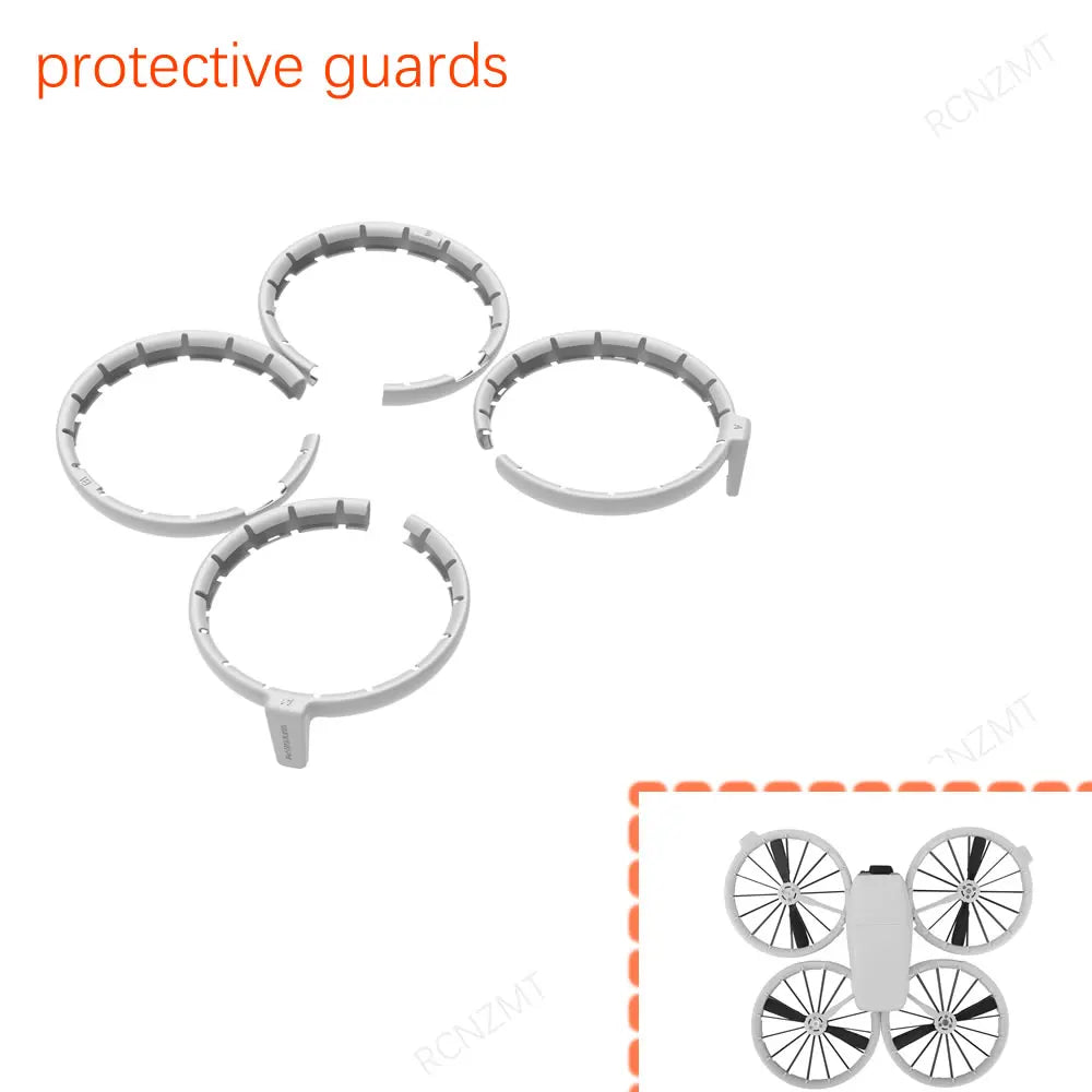 Accessories Kit for DJI Flip Landing Gear Lens Cap Propeller Guard Cage Holder Filter RC 2 Controller Silicone Case bag