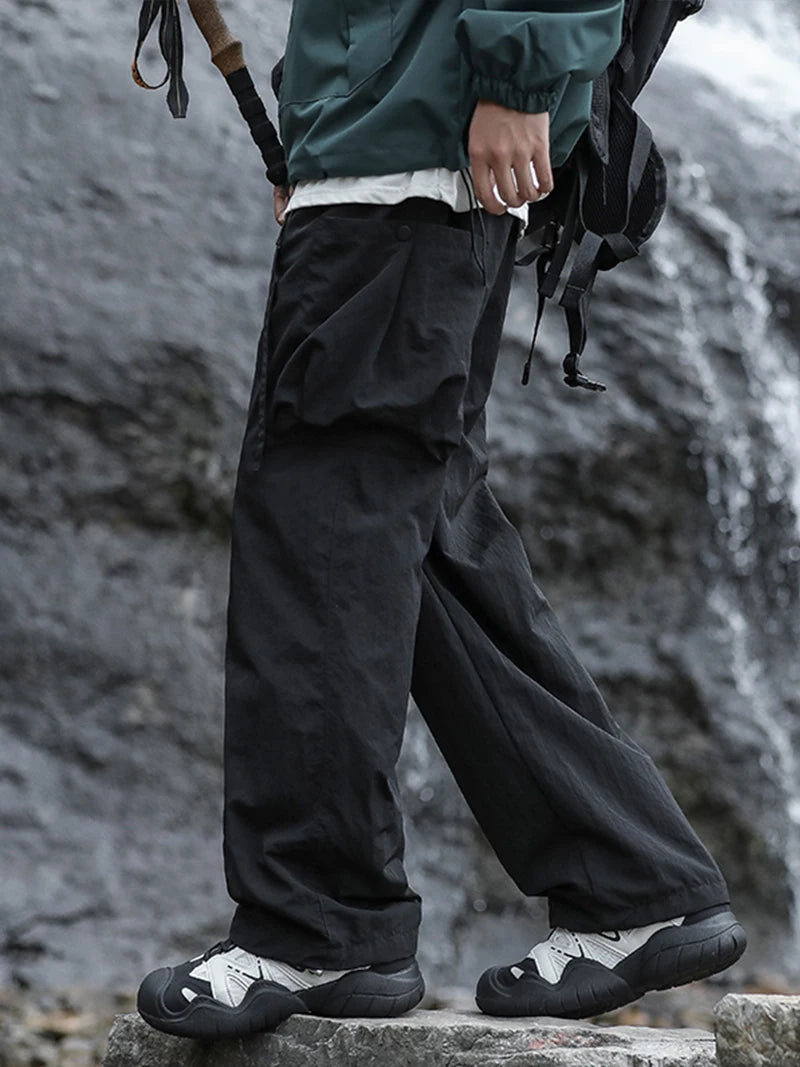 Hiking Pants Men Spring Summer Waterproof Lightweight Quick Dry Breathable Cargo Pants with Multi-Pockets Cooling Thin Trousers