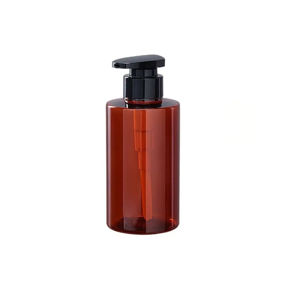 300/500ml Hand Soap Dispenser Cylinder Pump Bottle Dispenser Bathroom Shampoo Bottle Cylinder Shape Travel Lotion Container